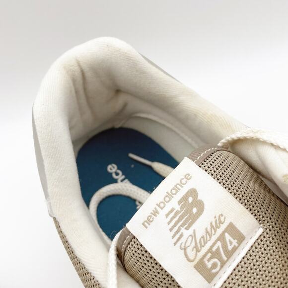 New Balance Mens Classics 574 Core Sneaker US 17D EU 52 Grey White Athletic EUC - Picture 14 of 14